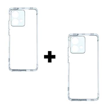 Imagem de 2UN Capa Capinha Anti Impacto Para Motorola Moto Edge 40 Neo Transpare