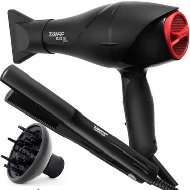 Imagem de Super Kit Taiff: Secador de Cabelo Taiff Black Profissional 2000w + Pr