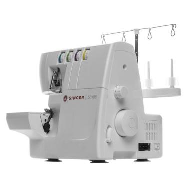 Imagem de Máquina de Costura Singer 1300 Pontos 105W Overloque 23267, Branco, 11