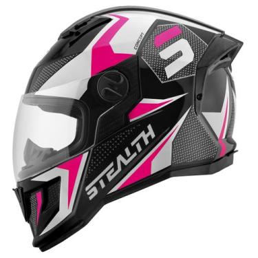 Imagem de Capacete Stealth Concept Moto Fechado Pro Tork Adulto Segurança Confor