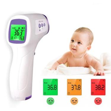 Imagem de Termômetro Digital Infravermelho Mede A Distancia Laser Temperatura Ca