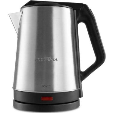 Imagem de Jarra Eletrica Britania BCH12I - 1.9L - 1500W - 220V - Preto e Prata, 