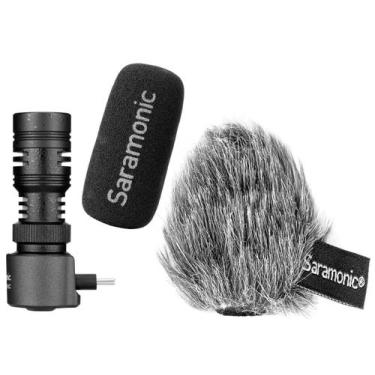 Imagem de Microfone direcional compacto smartmic+ uc com conector usb - SARAMONI