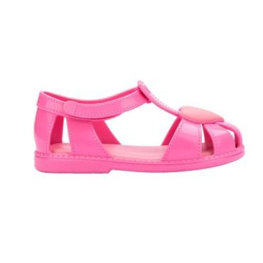 Imagem de Sandália mini melissa hip heart ballerina bb 37783, Rosa, 19