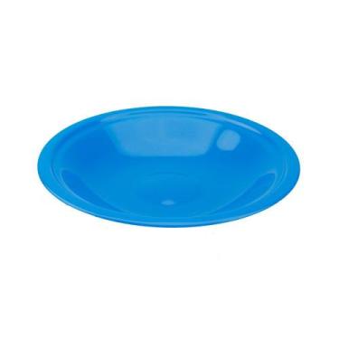 Imagem de Prato Fundo Infantil Jaguar 20,5x3,5cm - 7703 - ds, Azul