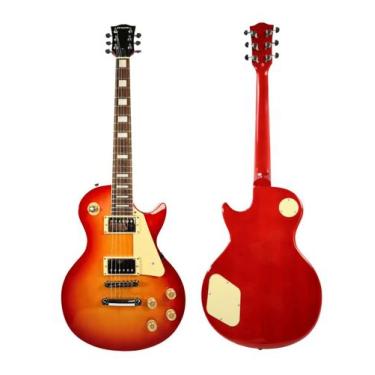 Imagem de guitarra Eletrica modelo Les Paul Sonn classica Destro cherry burst, c