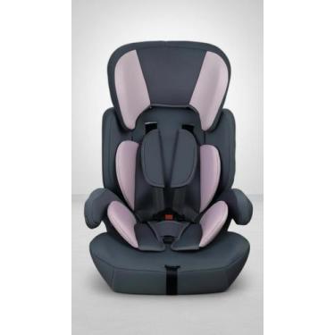 Imagem de Cadeira de Auto 9-36kg Grafite e Rosa Conforto Segurança - Congratulat