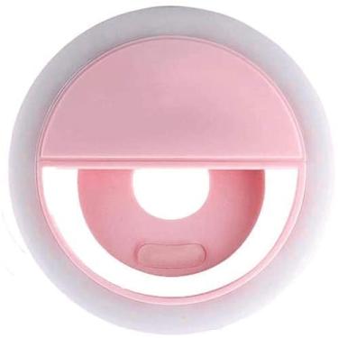 Imagem de Ring Light Selfie Clipe Led Premium - Rosa