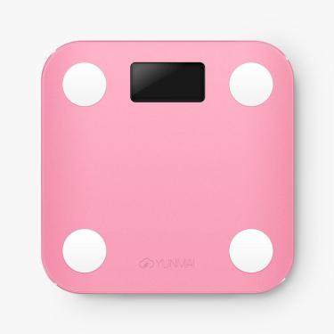 Imagem de Balança Digital Banheiro de Bioimpedância Yunmai Mini - Rosa