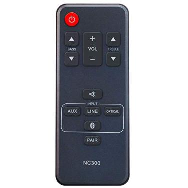 Imagem de Novo controle remoto de substituição NC300 NC300UH adequado para Sanyo SoundBar FWSB405F FWSB405FS FWSB405FP FWSB405FA