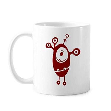 Imagem de Caneca Alien Monster Creature Cyclops cerâmica café porcelana xícara louça