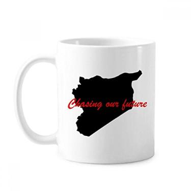 Imagem de Citação Chasing Our Future Caneca Cerâmica Cerâmica Café Porcelana Utensílios de Mesa