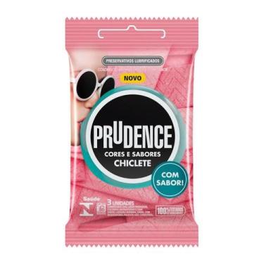 Imagem de Preservativo Prudence Cores E Sabores Chiclete 3 Unidades