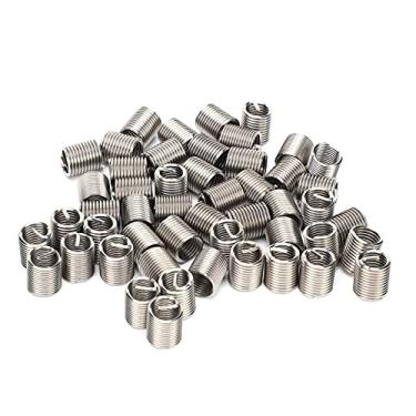 Imagem de Inserções de rosca de arame, kit de inserção de reparo de rosca, manga de reparo de ranhura, protetor de rosca de parafuso para equipamento mecânico para aviação para automóveis (2D)