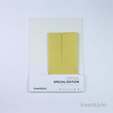 Imagem de 20 fls Papel A4 White Gold 120g + 10 Envelopes Super Gold 120g