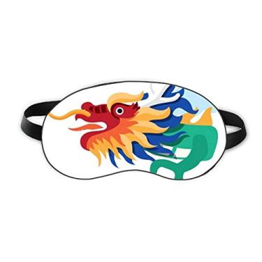 Imagem de China Dragon Traditional Culture Art Pattern Sleep Eye Shield Soft Night Vlindfold Shade Cover