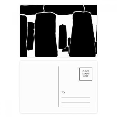 Imagem de Grã-Bretanha Stonehenge United Kingdom Wiltshire conjunto de cartão postal aniversário correspondência cartão de agradecimento