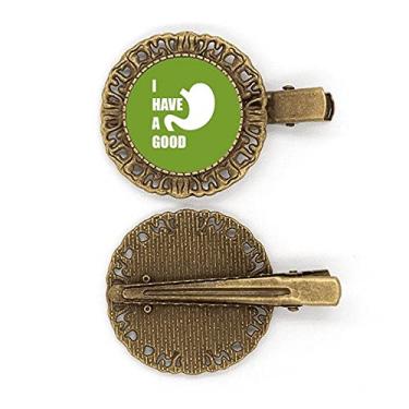 Imagem de Presilha de cabelo com grampo de cabelo para cabelo Stomach Good Body Lucky Food