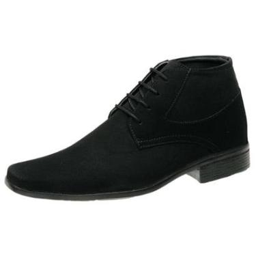 Imagem de Sapato Bota Social Roma Shoes  Cano Curto Solado Antiderrapante Masculino-Masculino