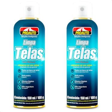 Imagem de KIT 2 Limpa Telas Uso Geral Auto Informática Pro auto 150Ml