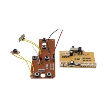 Imagem de rockible 2 peças placa receptor transmissor 8ch peças de atualização para veículos modelo de carro rc caminhões peças práticas duráveis modificação