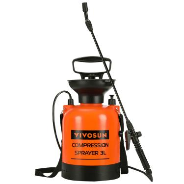 Imagem de VIVOSUN Pulverizador de pressão de bomba de 0,8 galões, frasco de spray de água pressurizado para gramado e jardim com alça de ombro ajustável, para pulverização de plantas, irrigação de jardim e limpeza doméstica