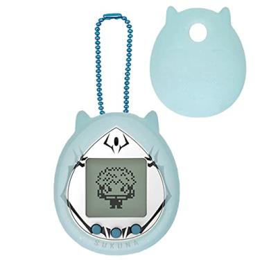 Imagem de JCHPINE Capa de silicone para Jujutsu Kaisen Tamagotchi Nano, capa protetora para Tamagotchi Hello Kitty e para dispositivo PAC-Man máquina de jogo interativa (apenas capa) (azul transparente)