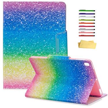 Imagem de UUcovers Capa para iPad 6ª/5ª geração de 9,7 polegadas 2018/2017, capa para iPad Air 1/Air 2 (Air 1ª/2ª geração) com porta-lápis/bolsos [hibernar/despertar automático], carteira magnética inteligente