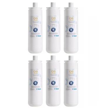 Imagem de Kit 6 Refil Filtro Purificador Ibbl C+3 Original Immaginare, Branco