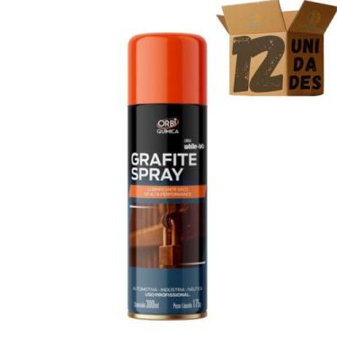 Imagem de Kit 12 Spray Grafite Lubrificante Seco Orbi 300ml