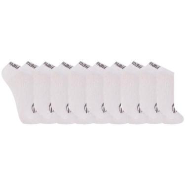 Imagem de 9 Pares De Meias Cano Curto Mormaii Masculina Básica Lisa, M 34-39, Br