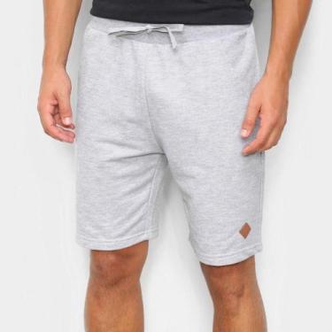 Imagem de Bermuda Ultimato Moletinho Básica Masculina, Mescla, P