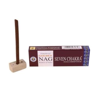 Imagem de Incenso Dhoop Tibetano Golden Nag, 7 Chakras