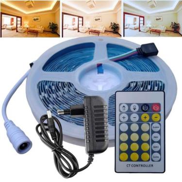 Imagem de Fita Led 5025 De 3 Cores De Luz 5M 12V + Controle E Fonte - CBC