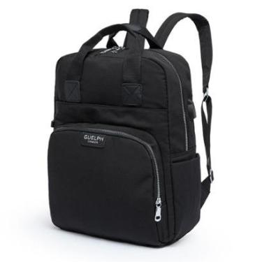 Imagem de Mochila Feminina Guelph Notebook Resistente Faculdade Espaçosa 16 Litros-Unissex