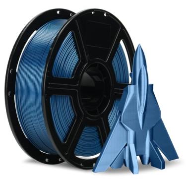 Imagem de FLASHFORGE Filamento PETG rápido de 1,75 mm, azul metálico, impressão de alta velocidade máxima de 600 mm/s, filamento de impressora 3D, carretel de 1 kg, precisão dimensional +/- 0,02 mm, serve na