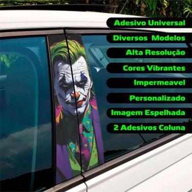 Imagem de Adesivo Personalizado Para Coluna Porta Carro Decorativo 65 - Resitank