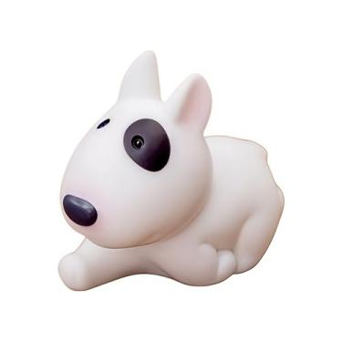 Imagem de Decoração de cachorro bull terrier fofo carro decoração espelho retrovisor acessórios figura decoração painel decoração caminhão interior ornamento decoração engraçado presentes decorativos desenhos