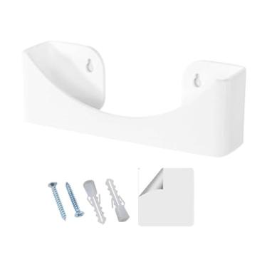 Imagem de Ioensy Rack de chapéu de cúpula vertical para parede, toucador de beisebol Organizador prático de chapéu de parede para apartamento de entrada do dormitório, Branco 1 Peça