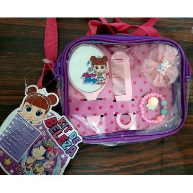 Imagem de Bolsa Infantil Unicórnio com Alça Kit de Beleza - Clio Style