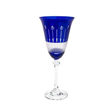 Imagem de CJ 6 TAÇAS P/CHAMPAGNE CRISTAL ECOLÓG COBALT ALEXANDRA350 ML