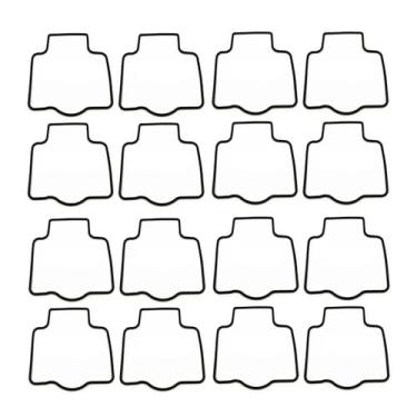 Imagem de Peças de junta de reparo de carburador de motocicleta compatíveis com ZX-10 ZX-6R ZX-7R ZX-9R ZXR400L ZX600F ZX750P ZX900B ZXR ZX 400 600 750 900 L F P (16 peças)