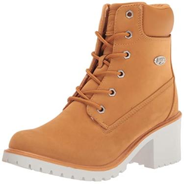 Imagem de Lugz Bota feminina da moda cravo, Trigo dourado/branco, 10