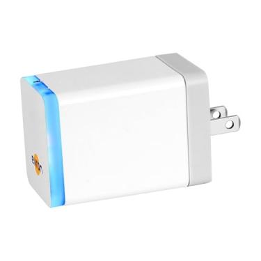 Imagem de Gerador de íons negativos plug-in sem filtro de dentes dobráveis Ionizador móvel e purificador de ar para viagem com saída de até 20 milhões de íons negativos/s