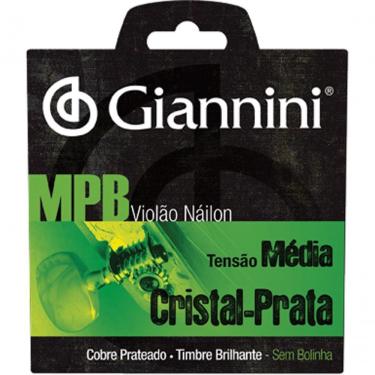 Imagem de Corda Violao Giannini Genws Cristal- Prata Sem Bolinha