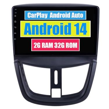 Imagem de RoverOne Central Multimídia para Peugeot 207 2006-2015 com CarPlay Android Auto Navegação GPS Bluetooth Radio Estéreo WiFi