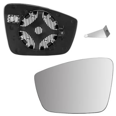 Imagem de Espelho retrovisor esquerdo esquerdo do lado do motorista com placa traseira aquecida compatível com Volkswagen JETTA PASSAT BEETLE 2011-2018, compatível apenas com a edição norte-americana