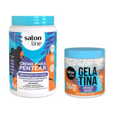 Imagem de Kit Definição Natural com Creme para Pentear e Gelatina todecacho - Sa