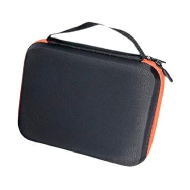 Imagem de menolana Estojo profissional para ioiô, bolsa para armazenamento de bolas, compartimento interno com alça de mão, bolsa protetora para equipamentos de, Laranja