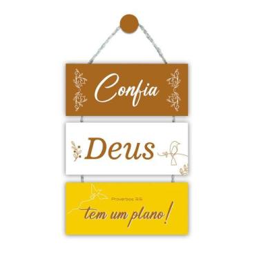 Imagem de Placa de Porta Religiosa para Casa Apartamento Seja Bem Vindo Lar Deus